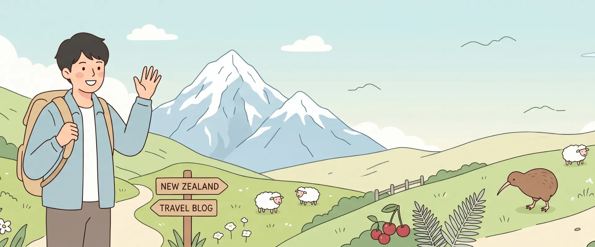 ニュージーランドワーホリに行こうよ。ヘッダー画像