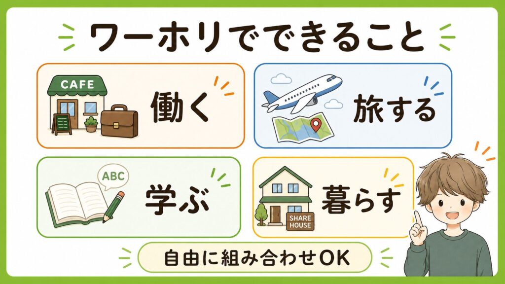 ワーホリでできること
