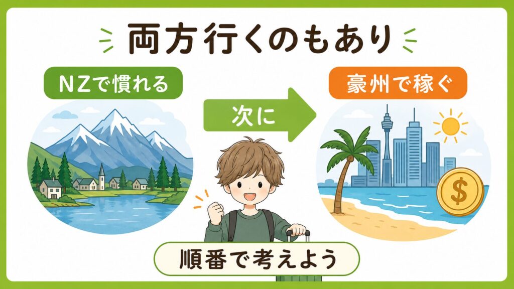 どっちも捨てがたい人は両方行く選択肢も